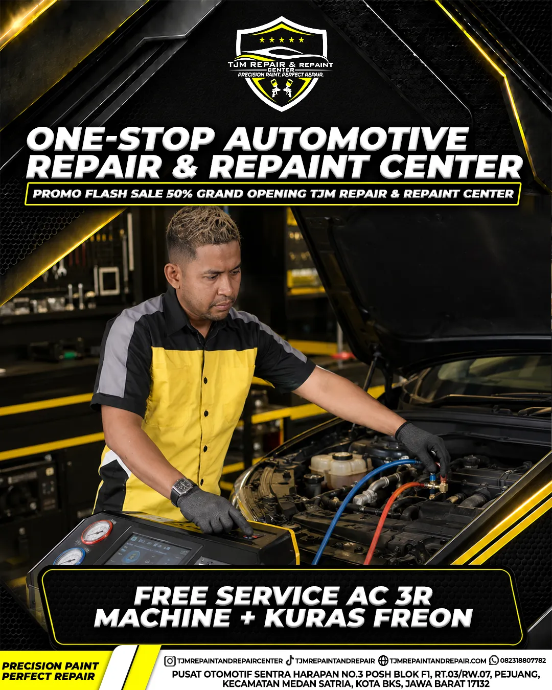 Free Service AC 3R Machine + Kuras Freon